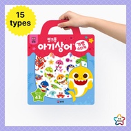 Pinkfong Bebefin Sticker Play Bag Kids Educational Reusable Activity Set