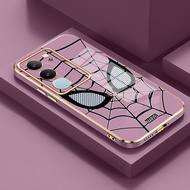 MATA Casing For VIVO V29 5G V29 Pro 5G V29E 5G Case Spider Eye Casing Silicone Resistant HP Softcase