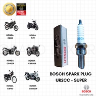 Bosch Spark Plug Ur2Cc (Super) For Honda Cb110, Beat, Cb400F, Cbr150R, Cbf110, Cbr600F Motorcycle