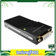 【●TI●】USB to -Compatible/DVI/VGA Video Adapter(Displaylink IC) USB 2.0 DVI/VGA ADAPTER for  OS, 11/1