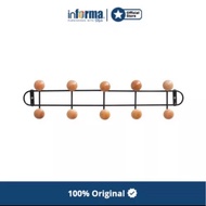 HITAM GANTUNGAN Informa - Wall Hanger 5 0745 50x11x5 Cm - Black and Coco