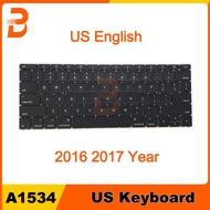 New US English Keyboard For MacBook 12" A1534 2015 2016 2017 Year