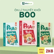 [COMBO theory B00] Set of 3 books P.H.A.O Math, Chemistry, Biology to prepare for high school gradua