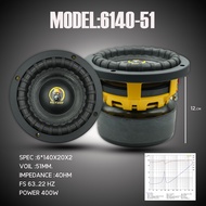 ลำโพงซัพ6.5นิ้วงายประกอบ(ราคา1ดอก)400wสเปกm140v51mm.โดนัทใหญ่