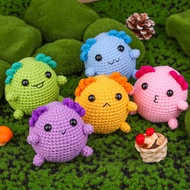 Crochet Material Kit Bag Pendant Keychain DIY Handmade Crochet Wool Crochet Doll Material Kit