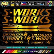 ♞,♘SWORKS DECALS Road Bike MTB Decals Sticker MORE COLORS