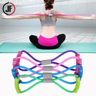 JF 8 Word Type Rubber Resistance Band/ Yoga Custom Resistance Exercise Band Tube Stretc-Z337 K6O6
