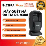 Máy Quét Mã Vạch 2D Chuyên Quét Thẻ Bảo Hiểm Y Tế Và Căn Cước Zebra DS9308
