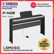 Yamaha P-145B/ P145B / P-145BT 88 - Key Digital Piano | Compact Portable | GHC Keyboard | Bluetooth 