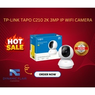 TP-LINK TAPO C210 2K 3MP Home Security Wi-Fi IP Camera Bundle with Micro SD Memory Card (32GB/ 64GB/
