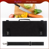 MagiDeal Chef Knife Roll Bag Organizer Portable Knife Bag for Camping Travel Kitchen