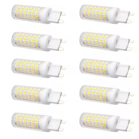 1-10X G9 led 7W 9W 10W 12W AC220V 240V ceramics G9 led lamp Led bulb SMD 2835 LED g9 light Replace 3