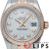 勞力士 Datejust 26 女士腕錶 Jubilee 10P 鑲鑽 Datejust 女士腕錶 179171G(V) K18PG/SS 白色拋光 2009 年款 成色極佳 [二手]