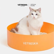 [สินค้าพร้อมส่ง] VETRESKA กระบะทรายแมว ห้องน้ำแมว Tangerine Cat Litter Box
