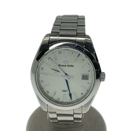 SEIKO Grand mens watches quartz wrist watch analogues stainless WHT SLV 9F62-0AF0 Direct from Japan 