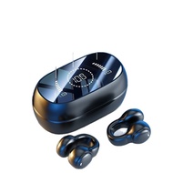 Long Battery Clip Headset, Bone Conduction Earphones for Outdoor Sports bone conduction bone conduct