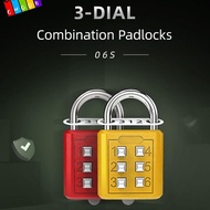 CHAAKIG 6 Digit Button Password Lock Travel Metal Security Backpack Zipper Lock