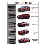 Perodua Aruz original door moulding door lining GR model