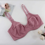 Xiushiren DD E ถ้วยผู้หญิงชุดชั้นในไม่มีเส้นความสะดวกสบายถ้วยนุ่ม Bra พิมพ์ดอกไม้ Underwired Bralett