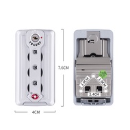 S116#JYL行李箱密码锁配件箱包JY-D2013-B Lock Replacement 3 Holes Customs Lock Repair