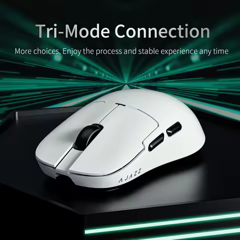 AJAZZ AJ159 NL Wireless Mouse 800mAh Compatible with Games and Office PAW3395 1K Nearlink BT Wireles