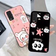 Vivo y20 / v2027, vivo y20s, vivo y12s (v2026) case printed with cute chibi patterns, beautiful case