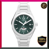 [TIMEX] Continental GMT Watch Quartz 50m Waterproof Mineral Glass Green Dial TW2Y24800 Men's [Genuin