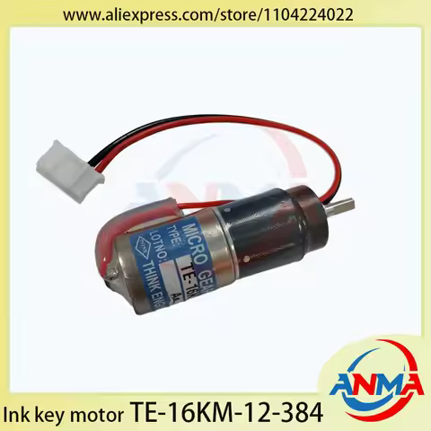 Good Quality Ryobi ink key motor TE-16KM-12-384 with electric wire For Ryobi offset printing machine