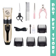 DDT PET STORE ! Stainless steel pet grooming scissors,Pet electrical shaver trimmer set