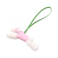 [สินค้ามือสอง] จี้ห้อยคอ Hermes รุ่น Buddy Charm สีม่วง Sylvestre/สีเขียว Yucca ทำจากหนังแกะ