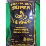 Tentrem Coffee, Dampit Robusta Coffee, Delicious Coffee Powder, Super 19 Halal, 200g, East Java, Ind