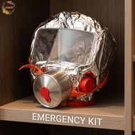 PEWANYMX Fire Escape Mask, Multi-Layered Filter Fireproof Filter Smoke Filter Respirator, Easy-Fit H