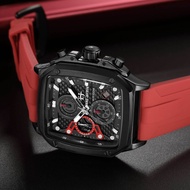EVANS JAYDEN 9580 Original Cronograp Strap Rubber - Jam Tangan Pria Original Cronograp Strap Karet T
