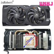 [UNHJ] Kühlkörper für xfx rx 580 2048sp 470d 570 8GB GPU Grafik Grafikkarte Kühler 85mm Lüfter mit G