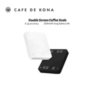 CAFEDE KONA Dual screen coffee scale, electronic scale, commercial coffee shop teaching scale Long b