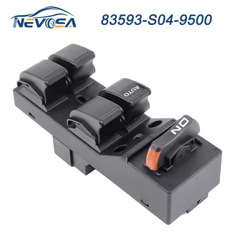 NEVOSA For Honda Civic CX EX HX LX Si 4 Door 1996-2000 83593-S04-9500 Front Left Driver Car Window C