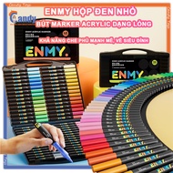 [ENMY]ENMY Marker Pen - Dark Ink, Sharp Drawing, High Durability, Diverse Colors for Art 60/80