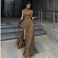 DÉSI - IVORY DRESS - Ivory Maxi Long DRESS New Color Elegant Lady