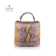 [ NASHA ] Mini Russel | Pink Lemonade กระเป๋าถือหนังงู