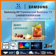 Samsung LH85BEFHVGKXXS 85" BE85F-H UHD 4K Commercial Business TV