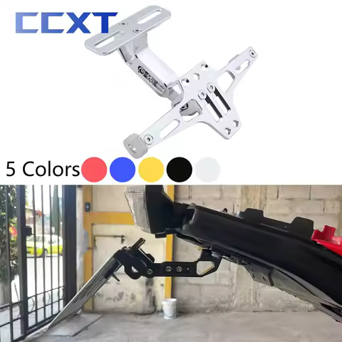 For Yamaha FZS600 R1 R3 XJ6 XJR1300 Motorcycle Rear Tail Tidy License Plate Holder Bracket For Honda