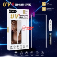 UV Clear Anti Static - Tempered Glass Anti-scratch Full Cover UV Clear Glass Infinix Zero 30 4G Infi