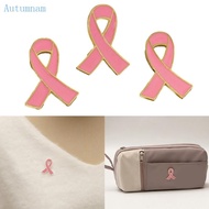 AUTU Charity Public Awareness Pink Ribbon Lapel Pin Fashion Jewelry Health Awareness Stylish Pink Ri