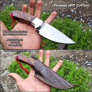 Pisau skinner seset kulit baja HSS super tajam