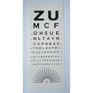 Plastic vision measuring board - ZU