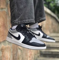 Air Jordan 1 Low Shadow Toe 553558-052 black grey 黑灰