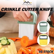 {SG} 140g Crinkle Cutter Knife Fries Cutter Wavy Knife Potato Cutter French Fries Cutter Stainless S