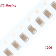100pcs 1206 3216 SMD Chip Ceramic Capacitor 22pF 100pF 1NF 2.2NF 10NF 1uF 2.2uF 4.7uF 10uF 47uF 100u
