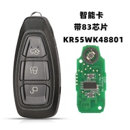 Suitable for Ford Win Fox Wing Tiger Wing Bo Remote Control Key Water Drop Type Smart Card 4D83 Chip