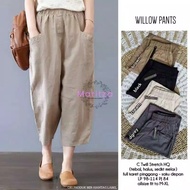 CELANA WANITA JUMBO PINGGANG KARET - SASHA CROP PANTS / CELANA KUREA TERBARU SASHA PANTS WILLOW PANT